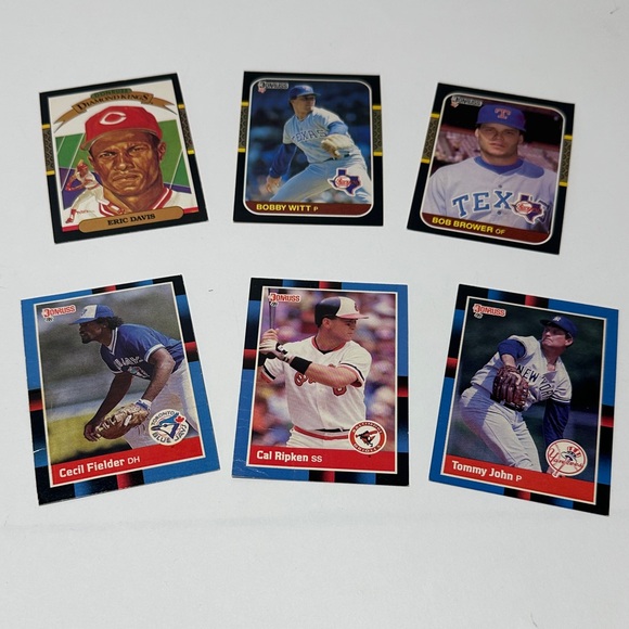 58 Vintage Classic Baseball Trading Cards Collection - 1986 1987 1988 - Picture 3 of 3